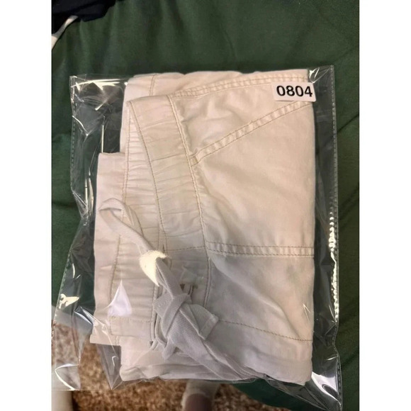 Womens white pants with draw strings size 12 #0804 - Picture 4 of 4